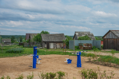 Kluschino, die Heimat von Jurij Gagarin. Oblast Smolensk