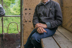 Ruslan in der Waldbahn Apscheronsk